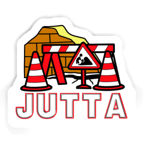 Road Construction Sticker Jutta Image