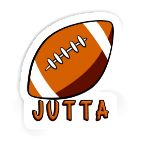 Jutta Sticker Rugby Ball Image