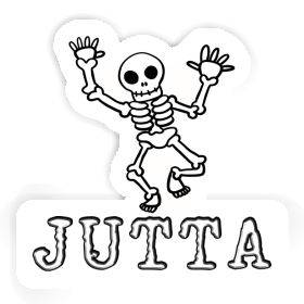 Skeleton Sticker Jutta Image