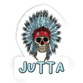 Indian Skull Sticker Jutta Image