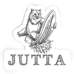 Sticker Surfer Jutta Image