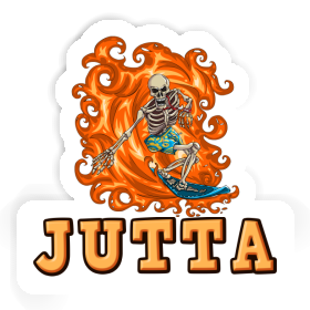 Sticker Surfer Jutta Image