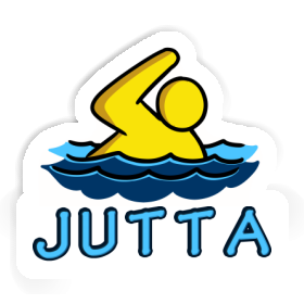 Sticker Jutta Swimmer Image