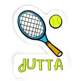 Jutta Sticker Tennis Racket Image