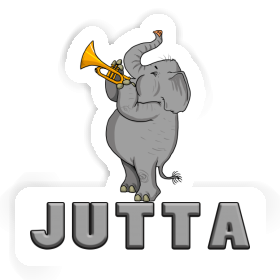 Sticker Elephant Jutta Image