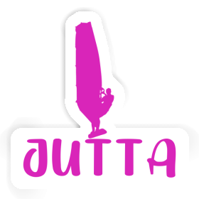 Jutta Sticker Windsurfer Image