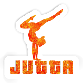 Jutta Sticker Yoga Woman Image