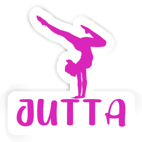 Sticker Yoga Woman Jutta Image