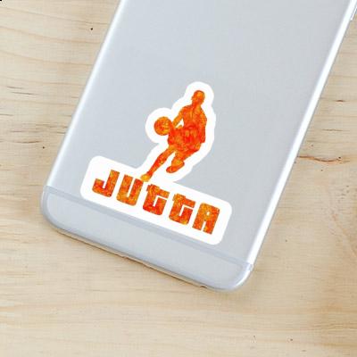 Basketball Player Sticker Jutta Notebook Image