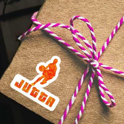 Sticker Jutta Basketballspieler Gift package Image