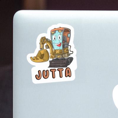 Jutta Sticker Kleiner Bagger Image