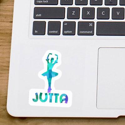 Aufkleber Jutta Ballerina Laptop Image