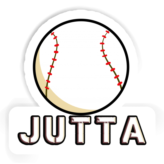 Sticker Baseball Jutta Notebook Image