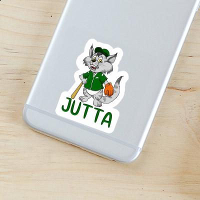 Sticker Jutta Cat Laptop Image