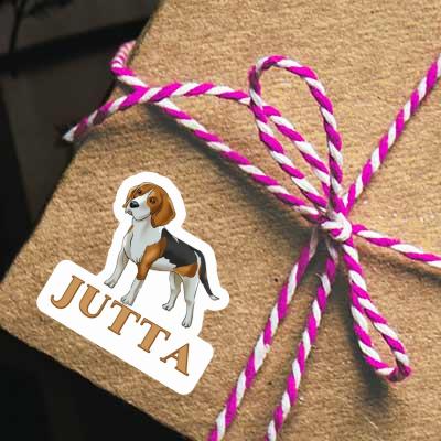 Jutta Aufkleber Beagle Gift package Image