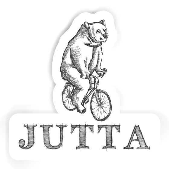 Autocollant Cycliste Jutta Laptop Image