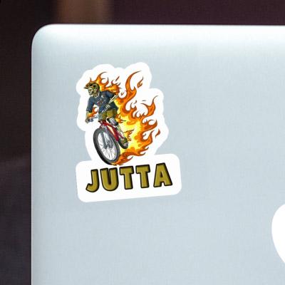 Aufkleber Jutta Biker Laptop Image