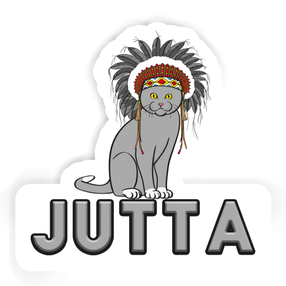 Jutta Sticker Indianerin Notebook Image