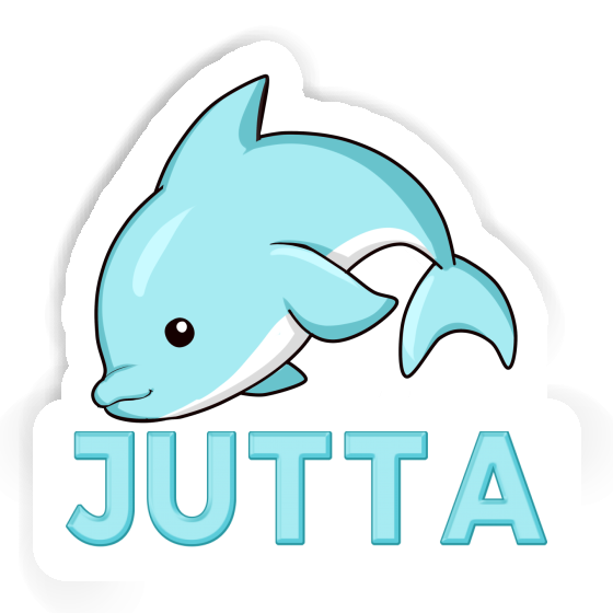 Sticker Jutta Dolphin Notebook Image