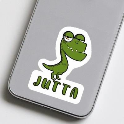 Sticker Jutta Dinosaurier Notebook Image