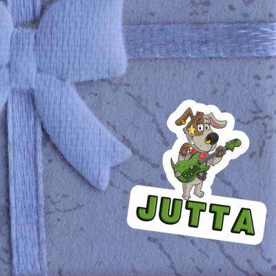 Sticker Guitarist Jutta Laptop Image