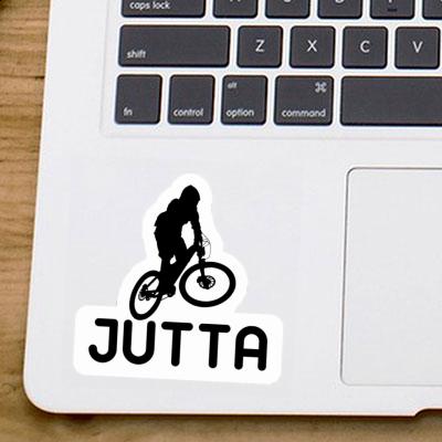 Sticker Downhiller Jutta Laptop Image