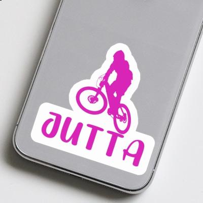 Sticker Jutta Downhiller Notebook Image