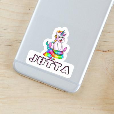 Jutta Sticker Baby Unicorn Laptop Image