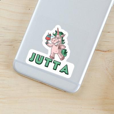 Jutta Sticker Party Unicorn Laptop Image