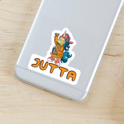 Jutta Sticker Hip-Hop Unicorn Notebook Image