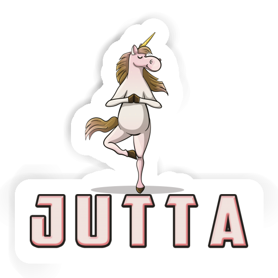 Yoga Unicorn Sticker Jutta Gift package Image