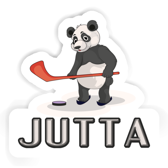 Ice Hockey Panda Sticker Jutta Gift package Image