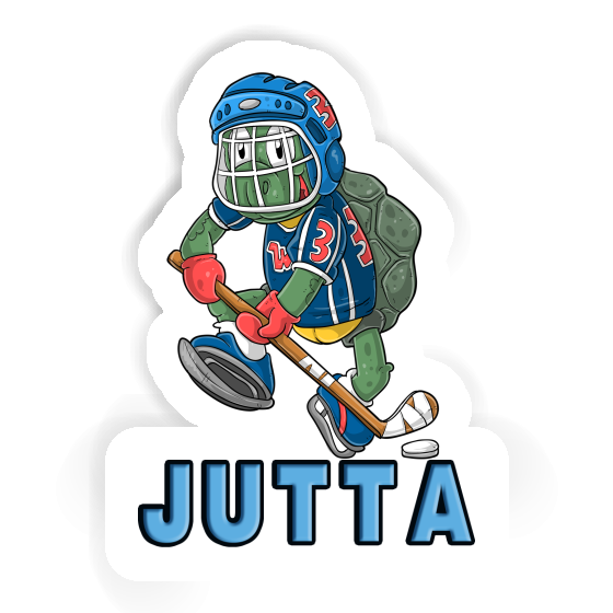 Ice-Hockey Player Sticker Jutta Image