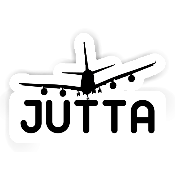 Sticker Jutta Flugzeug Gift package Image