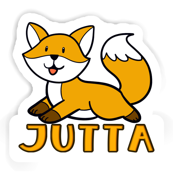 Jutta Sticker Fox Laptop Image