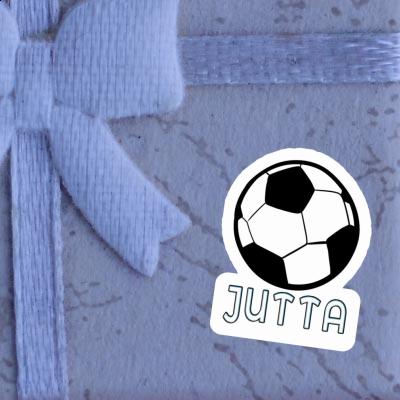 Sticker Jutta Fußball Notebook Image