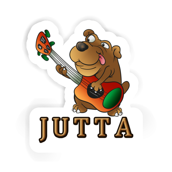 Guitarist Sticker Jutta Laptop Image