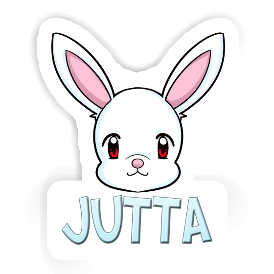 Jutta Sticker Rabbithead Laptop Image