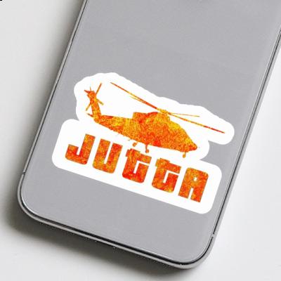 Jutta Sticker Helicopter Image