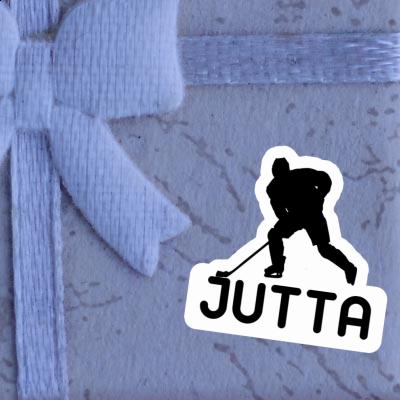 Hockey Player Sticker Jutta Image