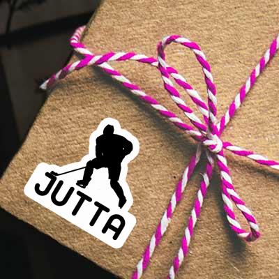 Joueur de hockey Autocollant Jutta Laptop Image