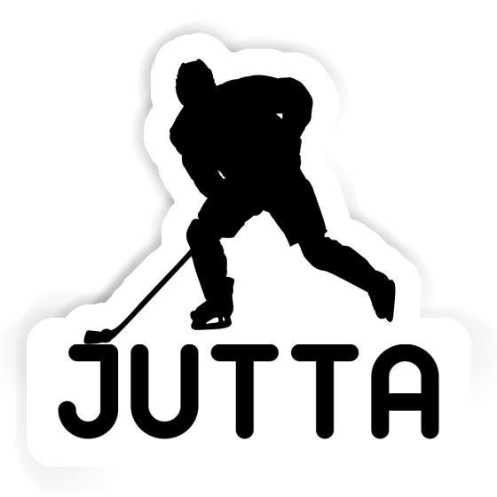 Joueur de hockey Autocollant Jutta Gift package Image