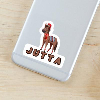 Sticker Jutta Christmas Horse Laptop Image