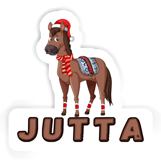 Sticker Jutta Christmas Horse Gift package Image