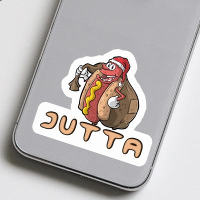 Sticker Jutta Hot Dog Laptop Image