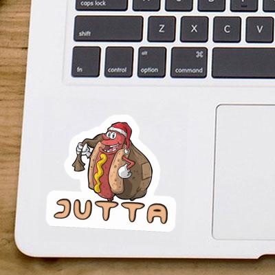 Sticker Jutta Hot Dog Image