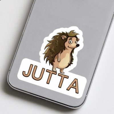 Sticker Jutta Standing Hedgehog Gift package Image