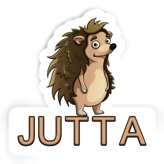 Sticker Jutta Standing Hedgehog Image