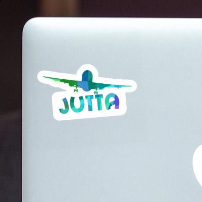 Sticker Jutta Flugzeug Gift package Image