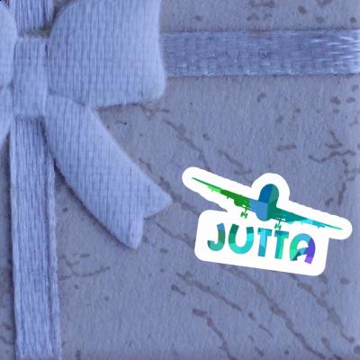 Jutta Sticker Airplane Image